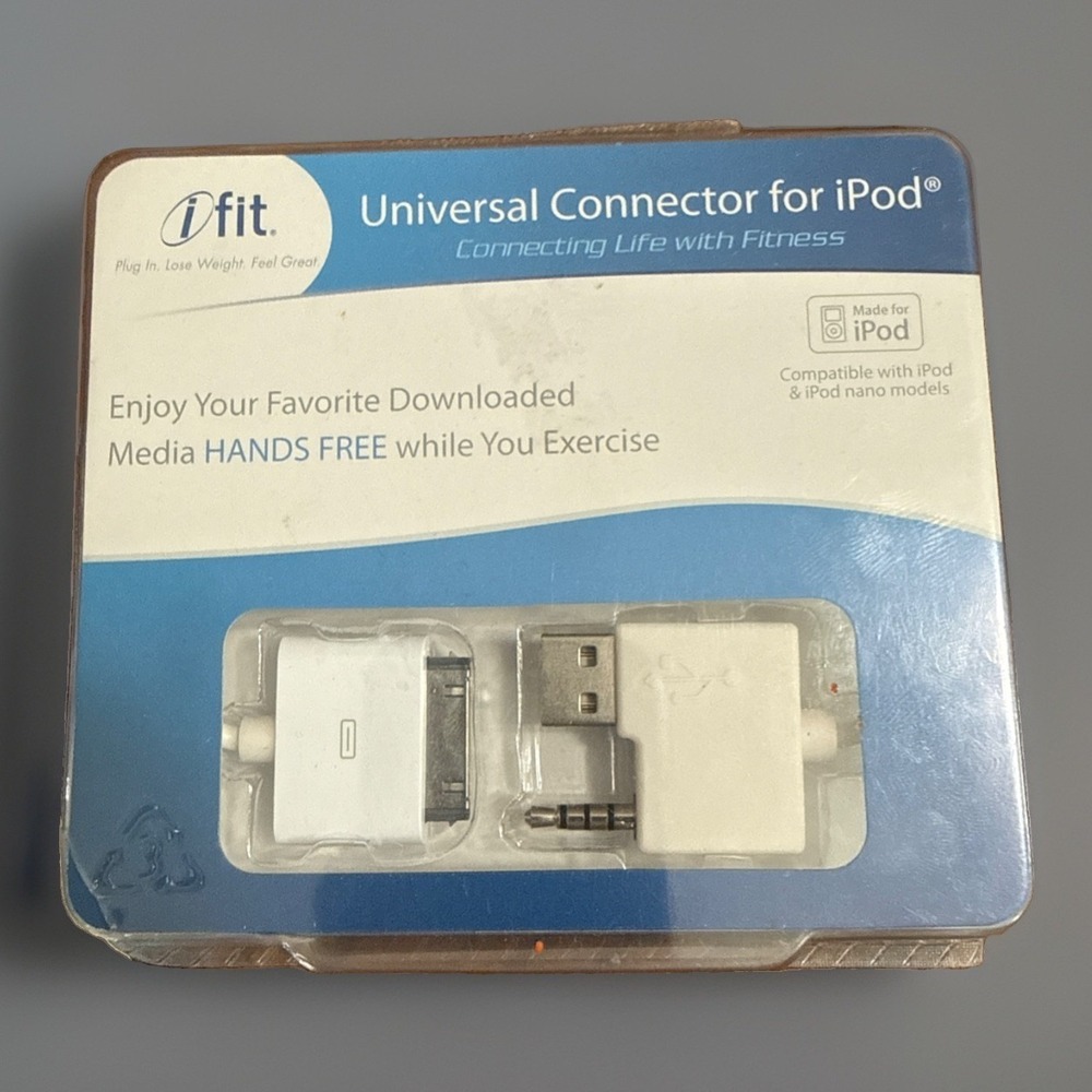 New Sealed ifit Universal Connector for iPod/iPod Nano * Media Hands Free 258819